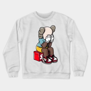 Kaws banksy jaws streetwear hypebeast XX companion kids 10 Crewneck Sweatshirt